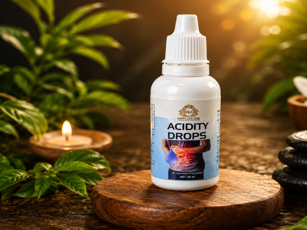 HLC Acidity Drops – Ayurvedic Digestive Relief Drops